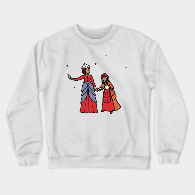 Alice and the Red Queen Crewneck Sweatshirt by LochNestFarm